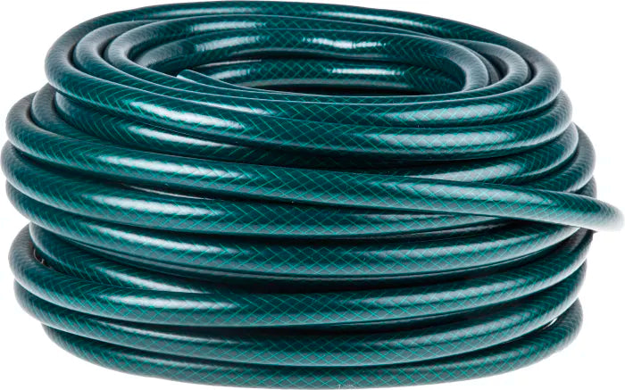 PVC Braided Water Hose Pipe, Green Size: 3/4" X 30 MTS