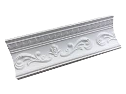 GYPSUM CORNICE FLOWERED