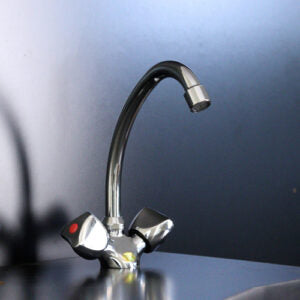 Dual-Knob Kitchen Faucet