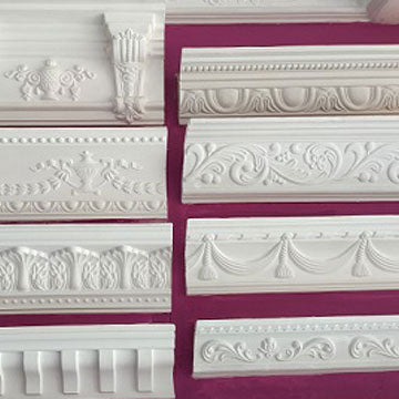 GYPSUM CORNICE FLOWERED